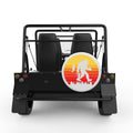 SASQUATCH FISHING WHITE TIRE COVER FOR MOKE