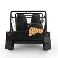 SASQUATCH FOOT PRINT BLACK TIRE COVER FOR MOKE