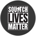 SASQUATCH LIVES MATTER BLACK CARBON FIBER TIRE COVER