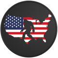 SASQUATCH UNITED STATES BLACK TIRE COVER