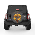 SAVED BY GRACE BLACK CARBON FIBER TIRE COVER