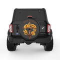 SAVED BY GRACE BLACK TIRE COVER