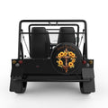 SAVED BY GRACE BLACK TIRE COVER FOR MOKE