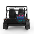 SAVE THE OCEAN BLACK CARBON FIBER TIRE COVER FOR MOKE