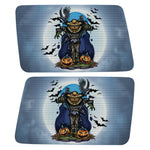 SCARY HALLOWEEN PUMPKIN QUARTER WINDOW DRIVER & PASSENGER DECALS