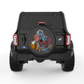 SCARY PUMPKINS WITH HALLOWEEN ZOMBIE BLACK TIRE COVER