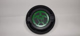 SEA TURTLE WITH PALM TREE FUEL DOOR FOR JEEP WRANGLER in Kelly Green Color