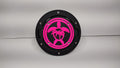 SEA TURTLE WITH PALM TREE FUEL DOOR FOR JEEP WRANGLER in Pink Color
