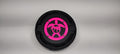 SEA TURTLE WITH PALM TREE FUEL DOOR FOR JEEP WRANGLER in Pink Color