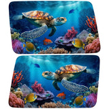 SEA WORLD SEA TURTLE QUARTER WINDOW DRIVER & PASSENGER DECALS