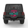 SECRETLY A MERMAID BLACK CARBON FIBER TIRE COVER