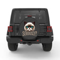 SERIOUSLY GRAMPY CAT PEARL  WHITE CARBON FIBER TIRE COVER