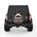 SERIOUSLY GRAMPY CAT BLACK TIRE COVER