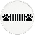 SEVEN SLOT PAWS BLACK TIRE COVER