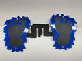 SASQUATCH FEET FOOT PEGS FOR JEEP WRANGLER AND JEEP GLADIATOR in Blue Color