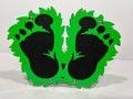 SASQUATCH FEET FOR ANY 2 INCH RECEIVER  in NEON GREEN For Jeep Wrangler JL and JK and JT