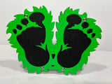 SASQUATCH FEET FOR ANY 2 INCH RECEIVER  in NEON GREEN For Jeep Wrangler JL and JK and JT