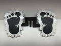 SASQUATCH FEET FOOT PEGS FOR JEEP WRANGLER AND JEEP GLADIATOR in White Color