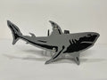 GREAT WHITE SHARK HITCH COVER FOR ANY 2 INCH RECEIVER in SILVER For Jeep Wrangler JL and JK and JT