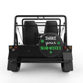SHAKE YOUR SHAMROCKS BLACK CARBON FIBER TIRE COVER FOR MOKE