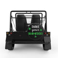 SHAKE YOUR SHAMROCKS BLACK TIRE COVER FOR MOKE