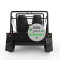 SHAKE YOUR SHAMROCKS SILVER CARBON FIBER TIRE COVER FOR MOKE