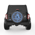 SHIP COMPASS BLACK CARBON FIBER TIRE COVER