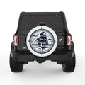 SHIP COMPASS WHITE TIRE COVER