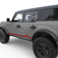 SIDE STRIPE MOUNTAINS DOOR DECAL FITS 2021+ FORD BRONCO 4 DOOR