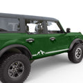 SIDE STRIPE MOUNTAINS DOOR DECAL FITS 2024 FORD BRONCO 4 DOOR