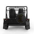 SITTING LEOPARD BLACK CARBON FIBER TIRE COVER FOR MOKE