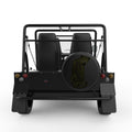 SITTING LEOPARD BLACK TIRE COVER FOR MOKE