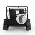 SITTING LEOPARD WHITE CARBON FIBER TIRE COVER FOR MOKE