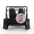 SKULL INDEPENDENCE DAY HAT SILVER CARBON FIBER TIRE COVER FOR MOKE