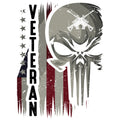 VETERAN SKULL AND GUNS