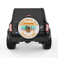 SLOTH HIKING TEAM PEARL  WHITE CARBON FIBER TIRE COVER