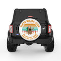 SLOTH HIKING TEAM WHITE TIRE COVER