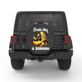 SMILE LIKE A BANANA BLACK CARBON FIBER TIRE COVER