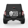 SMILE YOU ARE ON DASH CAM BLACK TIRE COVER