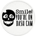 SMILE YOU ARE ON DASH CAM BLACK TIRE COVER