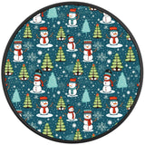 SNOWMEN AND TREES BUNDLE BLACK TIRE COVER