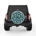 SNOWMEN AND TREES BUNDLE WHITE TIRE COVER