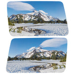 SNOW MOUNTAINS LANDSCAPE QUARTER WINDOW DRIVER & PASSENGER DECALS