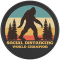 SOCIAL DISTANCING SASQUATCH BLACK CARBON FIBER TIRE COVER