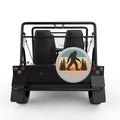 SOCIAL DISTANCING SASQUATCH SILVER CARBON FIBER TIRE COVER FOR MOKE