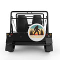 SOCIAL DISTANCING SASQUATCH WHITE TIRE COVER FOR MOKE