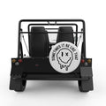 SOMETIMES IT BE LIKE THAT WHITE CARBON FIBER TIRE COVER FOR MOKE
