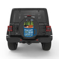 SOMETIMES THE BEAR EATS YOU PEARL  WHITE CARBON FIBER TIRE COVER