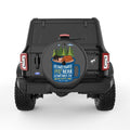 SOMETIMES THE BEAR EATS YOU BLACK CARBON FIBER TIRE COVER