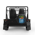 SOMETIMES THE BEAR EATS YOU BLACK CARBON FIBER TIRE COVER FOR MOKE